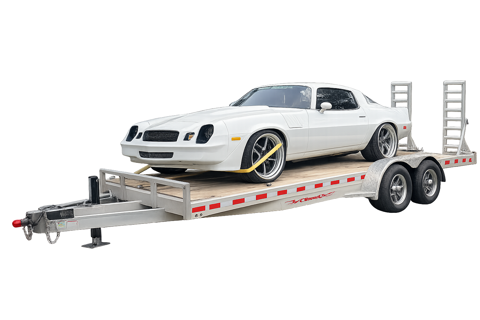 Wolverine Flat Bed Trailer with Ramps